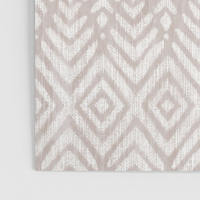 Feather Ikat - Taupe Poster Gallery Image 3