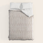 Feather Ikat - Taupe Duvet Cover Gallery Image 6