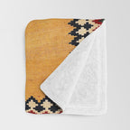Qashqaâi Fars Southwest Persian Kilim Print Throw Blanket Gallery Image 3