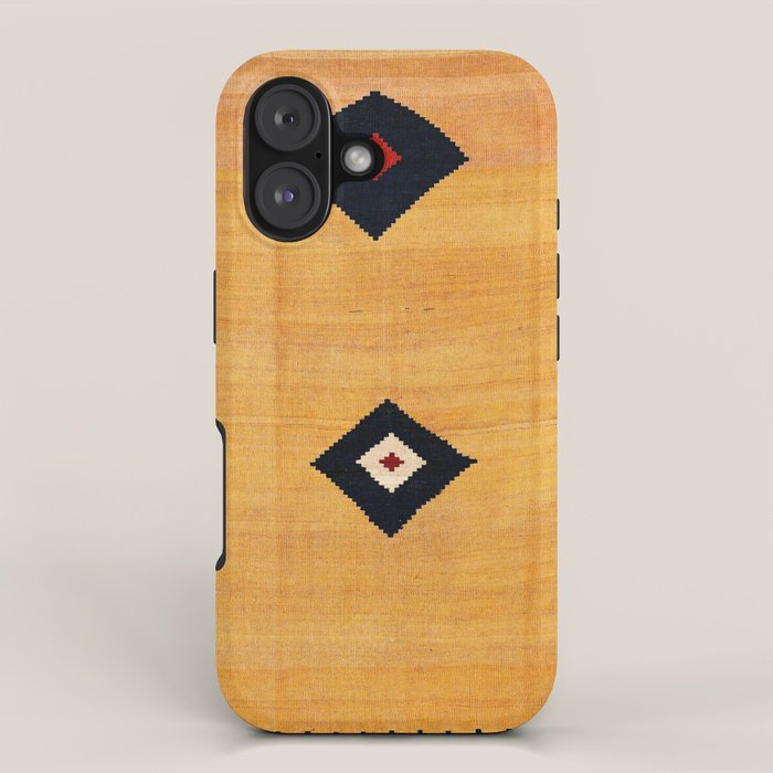 Qashqaâi Fars Southwest Persian Kilim Print iPhone Case Gallery Image 1