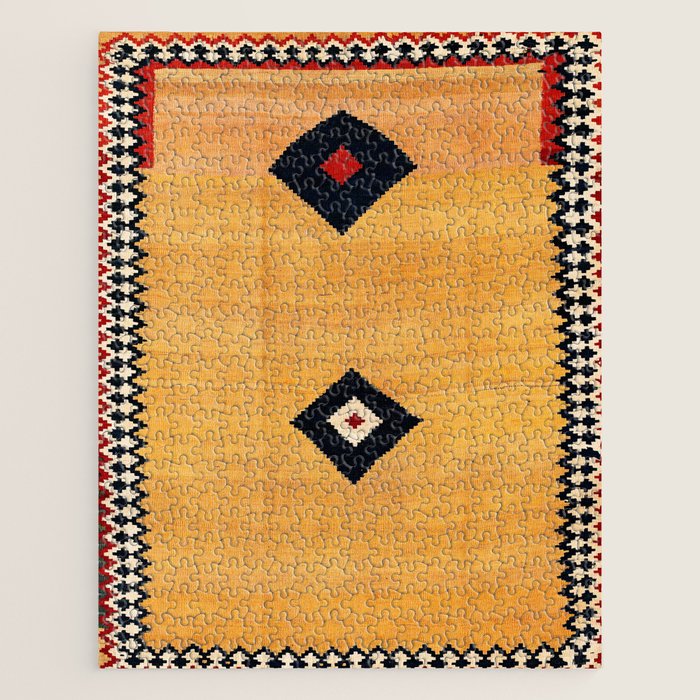 Qashqaâi Fars Southwest Persian Kilim Print Jigsaw Puzzle Gallery Image 1