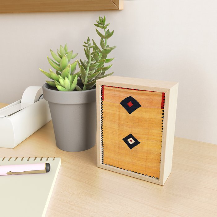 Qashqaâi Fars Southwest Persian Kilim Print Mini Art Print Gallery Image 2