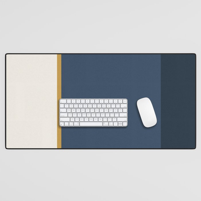 Contemporary Color Block XXXVI Desk Mat Gallery Image 1