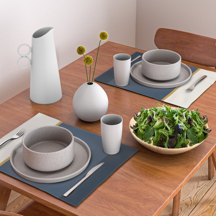 Contemporary Color Block XXXVI Placemat Gallery Image 2