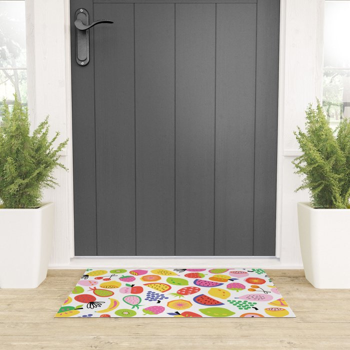 Fruit Salad Pattern Welcome Mat Gallery Image 3