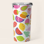Fruit Salad Pattern Travel Mug Gallery Image 2