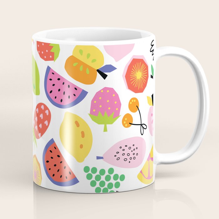 Fruit Salad Pattern Coffee Mug Gallery Image 1