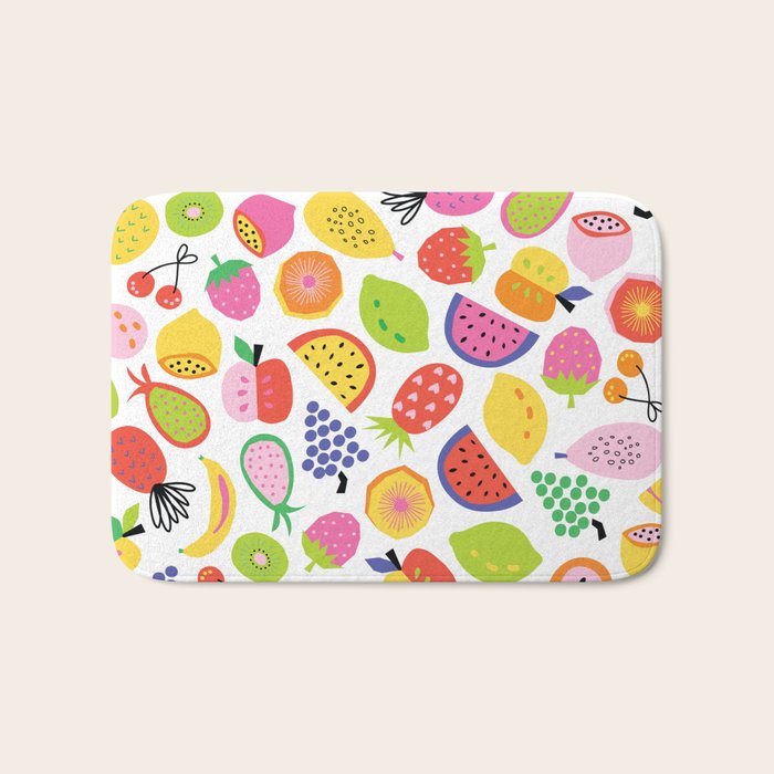 Fruit Salad Pattern Bath Mat Gallery Image 1