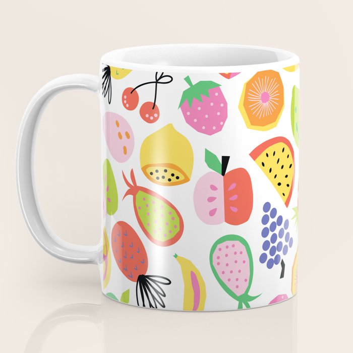 Fruit Salad Pattern Coffee Mug Gallery Image 3