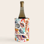 Painted Seashells - Coral & Blue Wine Chiller Gallery Image 2
