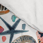 Painted Seashells - Coral & Blue Comforter Gallery Image 4