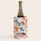 Painted Seashells - Coral & Blue Wine Chiller Gallery Image 3