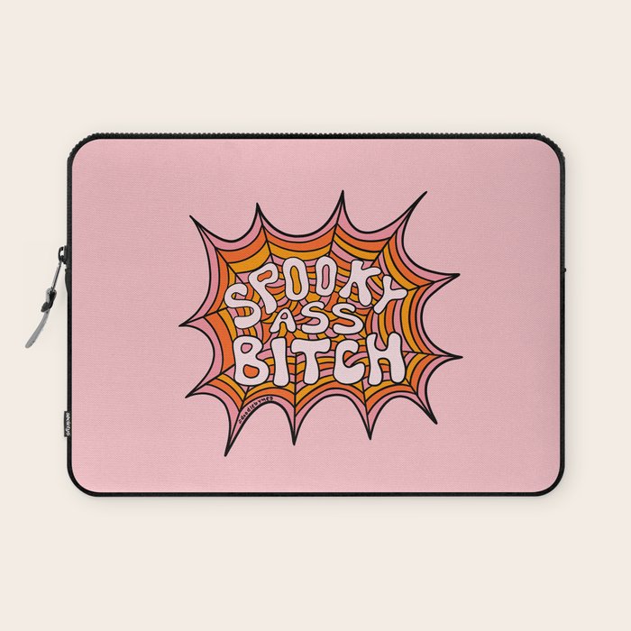 Spooky Ass Bitch Laptop Sleeve Gallery Image 1
