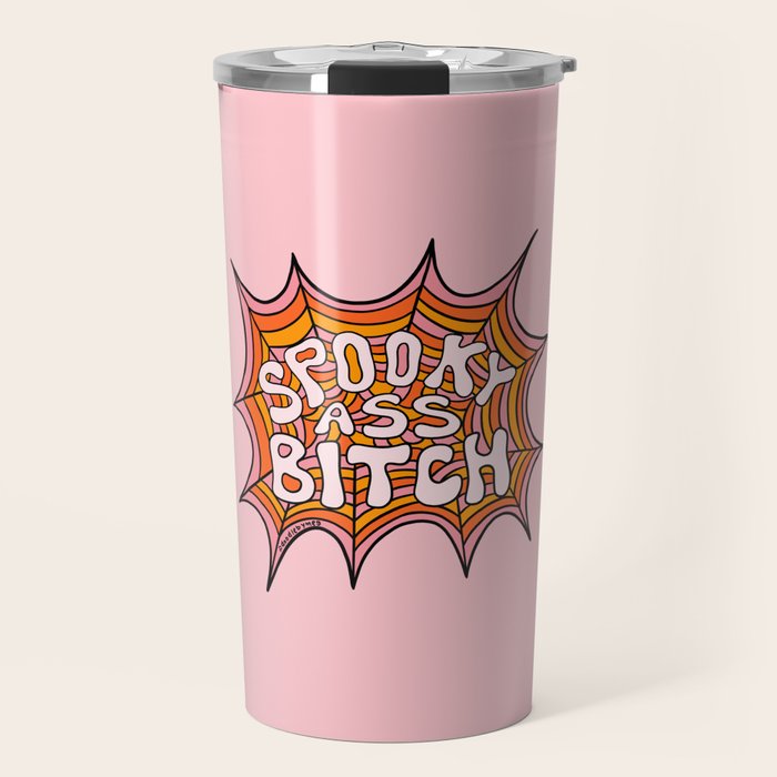 Spooky Ass Bitch Travel Mug Gallery Image 1
