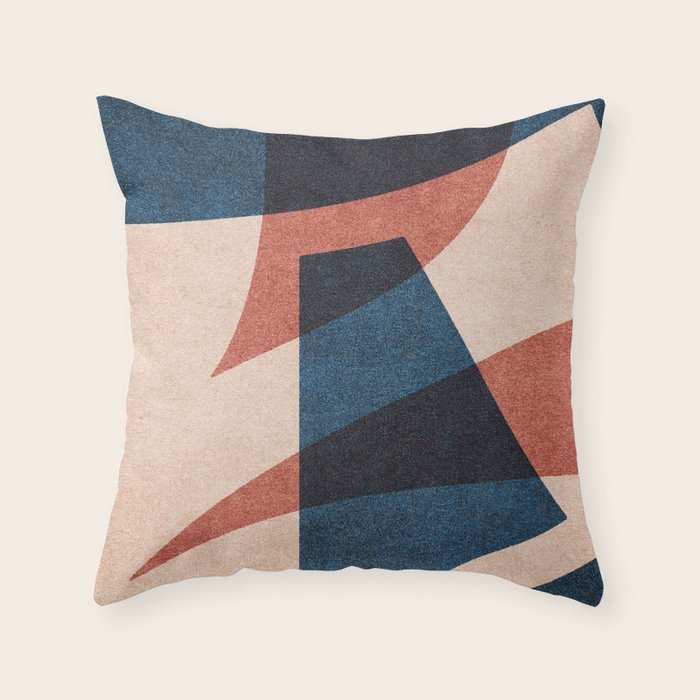 ABSTRACT ALPHABET / Gothic E Throw Pillow Gallery Image 6