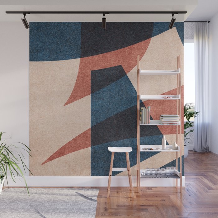 ABSTRACT ALPHABET / Gothic E Wall Mural Gallery Image 1