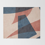 ABSTRACT ALPHABET / Gothic E Throw Blanket Gallery Image 2