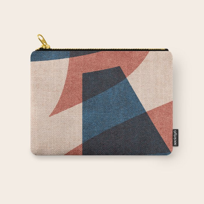 ABSTRACT ALPHABET / Gothic E Carry All Pouch Gallery Image 1