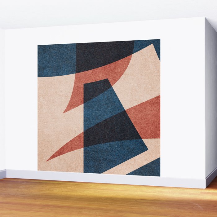 ABSTRACT ALPHABET / Gothic E Wall Mural Gallery Image 2