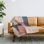 ABSTRACT ALPHABET / Gothic E Throw Blanket Gallery Image 1