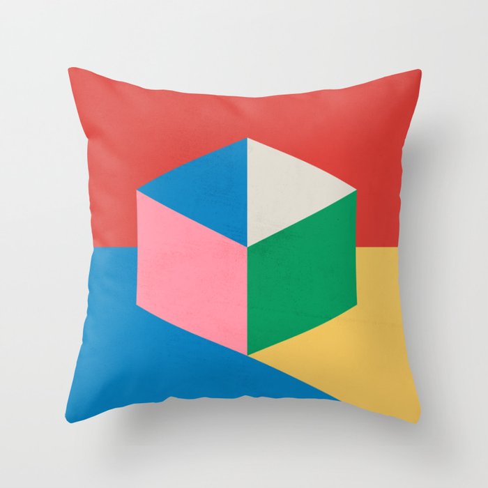 The Box: Bauhaus Edition Throw Pillow Gallery Image 1