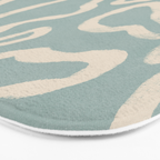 Organical shapes #443 Bath Mat Gallery Image 3