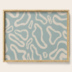 Organical shapes #443 Serving Tray Gallery Image 1