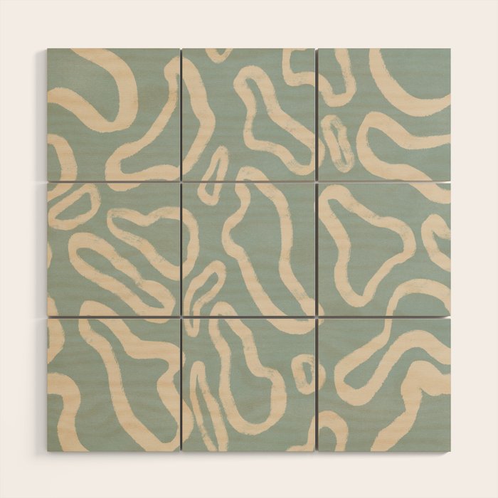 Organical shapes #443 Wood Wall Art Gallery Image 1