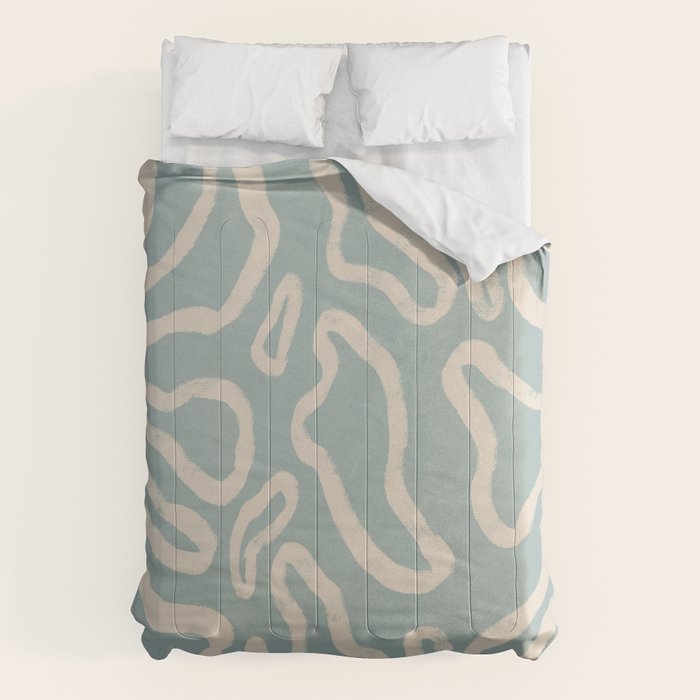 Organical shapes #443 Comforter Gallery Image 6