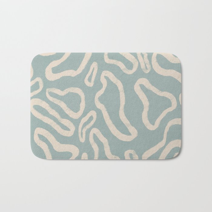 Organical shapes #443 Bath Mat