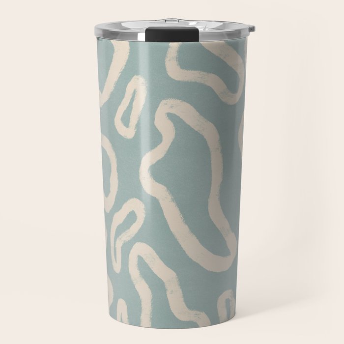 Organical shapes #443 Travel Mug Gallery Image 1