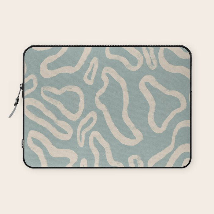 Organical shapes #443 Laptop Sleeve Gallery Image 1