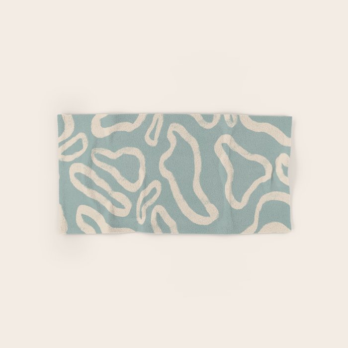 Organical shapes #443 Bath Towel Gallery Image 1