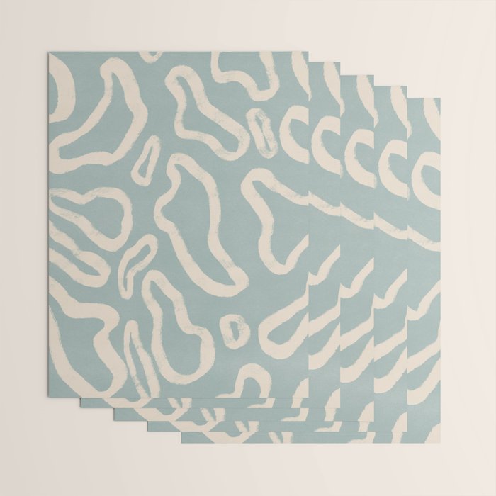 Organical shapes #443 Wrapping Paper Gallery Image 3
