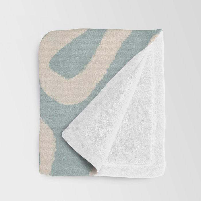 Organical shapes #443 Throw Blanket Gallery Image 3