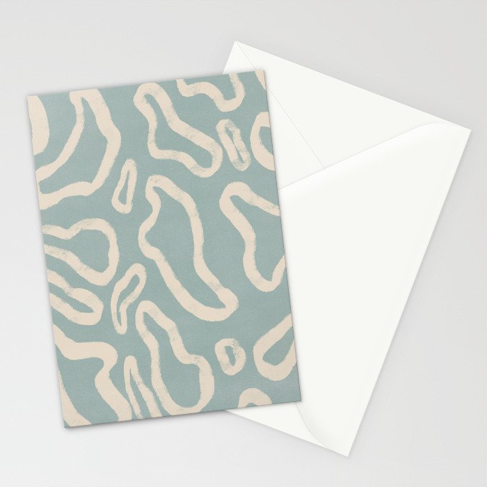 Organical shapes #443 Stationery Card Gallery Image 2