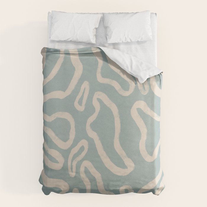 Organical shapes #443 Duvet Cover Gallery Image 6