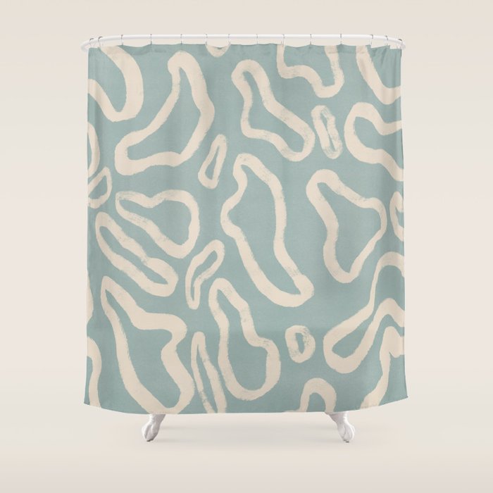 Organical shapes #443 Shower Curtain Gallery Image 1