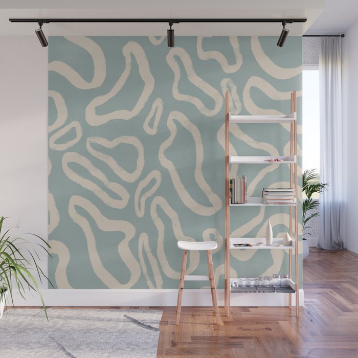 Organical shapes #443 Wall Mural Gallery Image 1