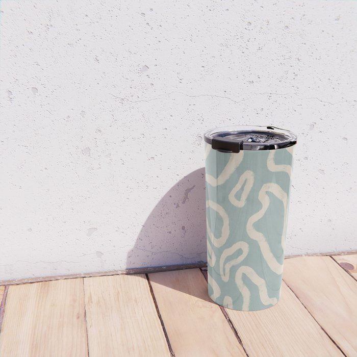 Organical shapes #443 Travel Mug Gallery Image 4
