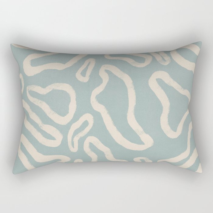 Organical shapes #443 Rectangular Pillow Gallery Image 2