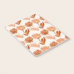 Cinnamon Twin Floral Pattern Notebook Gallery Image 3