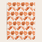 Cinnamon Twin Floral Pattern Poster Gallery Image 4