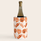 Cinnamon Twin Floral Pattern Wine Chiller Gallery Image 2