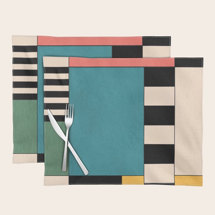 Geometric Abstraction 100 Placemat Gallery Image 1
