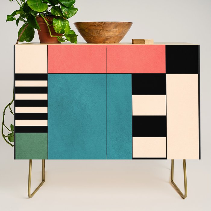 Geometric Abstraction 100 Credenza Gallery Image 1
