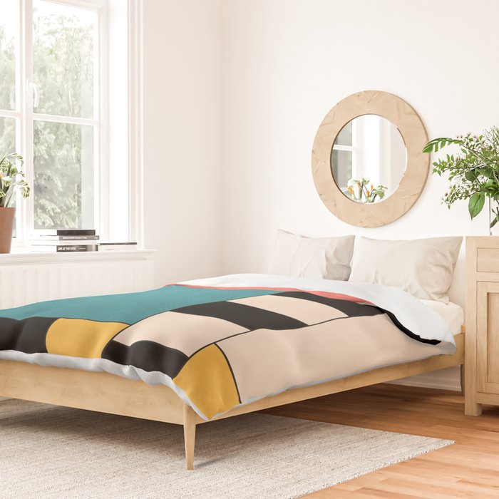Geometric Abstraction 100 Duvet Cover Gallery Image 2