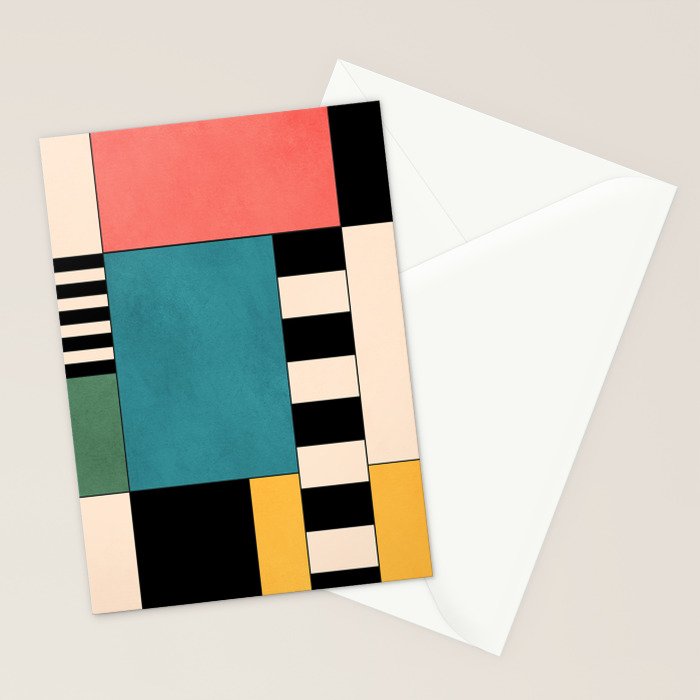 Geometric Abstraction 100 Stationery Card Gallery Image 2