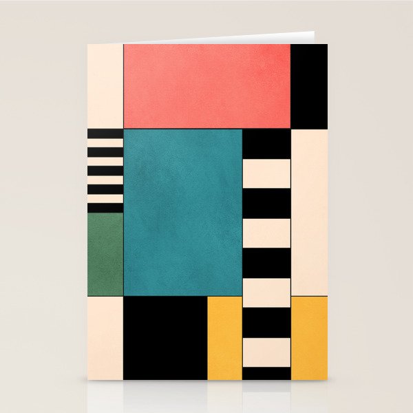 Geometric Abstraction 100 Stationery Card Gallery Image 2
