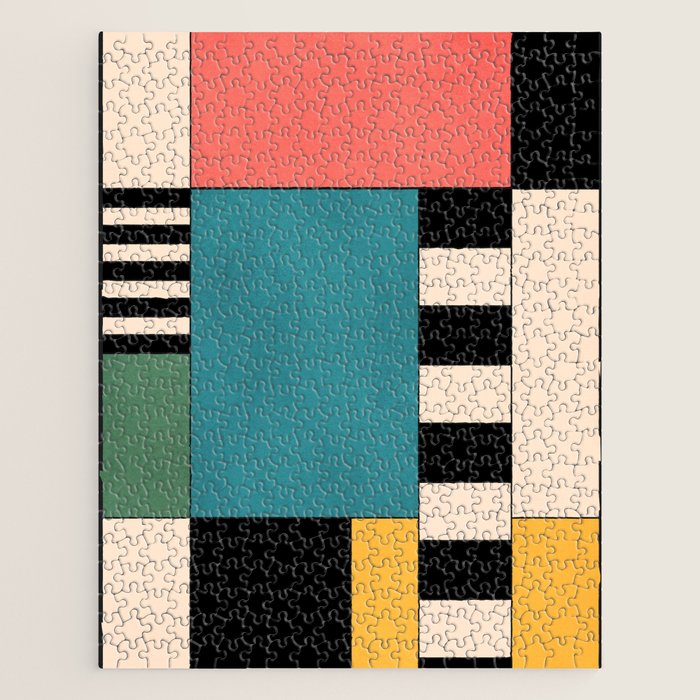 Geometric Abstraction 100 Jigsaw Puzzle Gallery Image 1